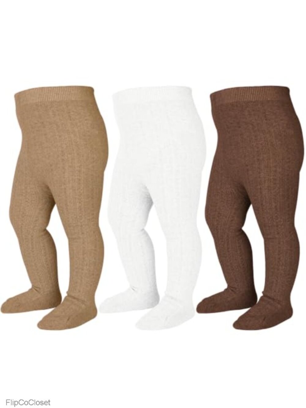 Cable Knit Baby Tights Seamless Cotton Stockings Leggings 0-5T
